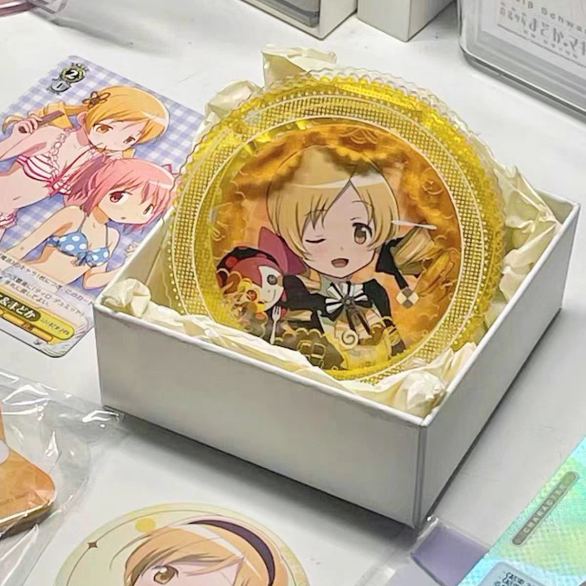 レース喫茶 バッジデコレーション