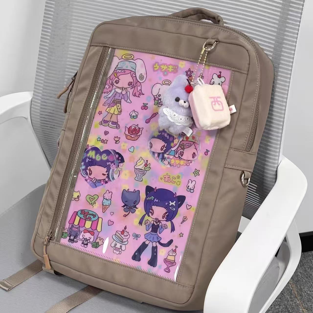 Computer Itabag - pipoo original student commuting iPad laptop folder 16-inch computer double-shoulder Itabag