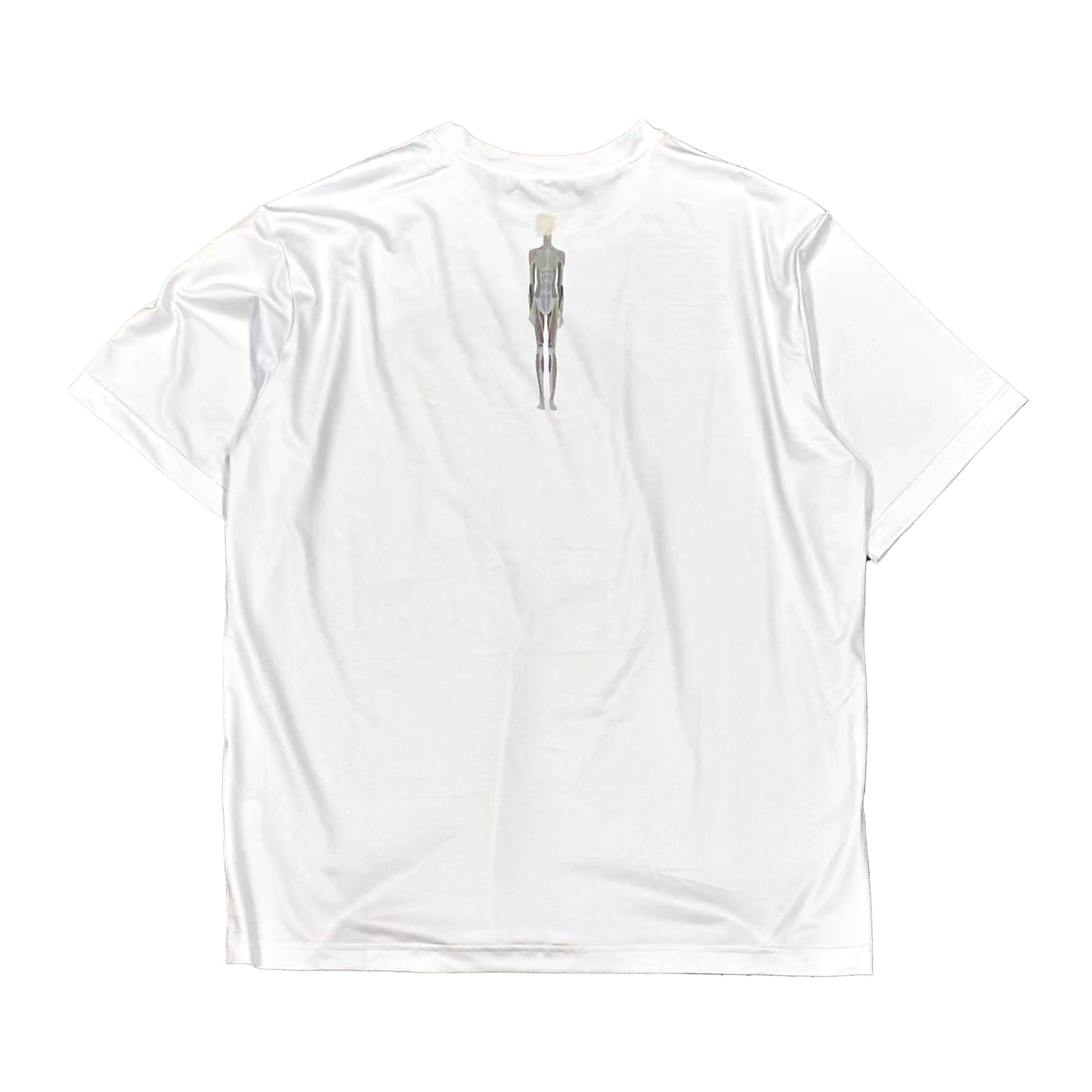 痣-PiPOO&7点45コラボオリジナルイラストサブカルデジタルフルプリントミルクシルクTシャツ
