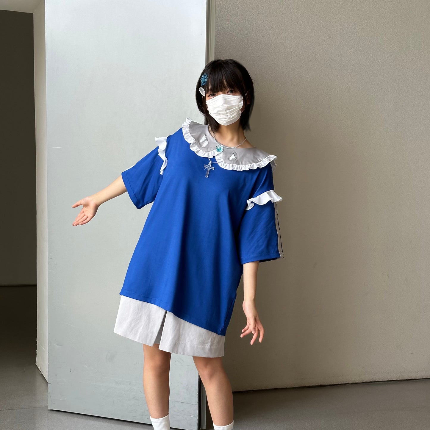 Pipoo & Anshinbyoutou collaboration T-shirt