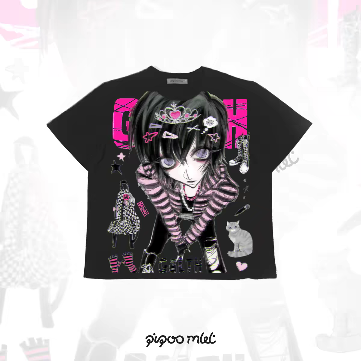 GATAKI x GALTHANACHOS cotton T-shirt