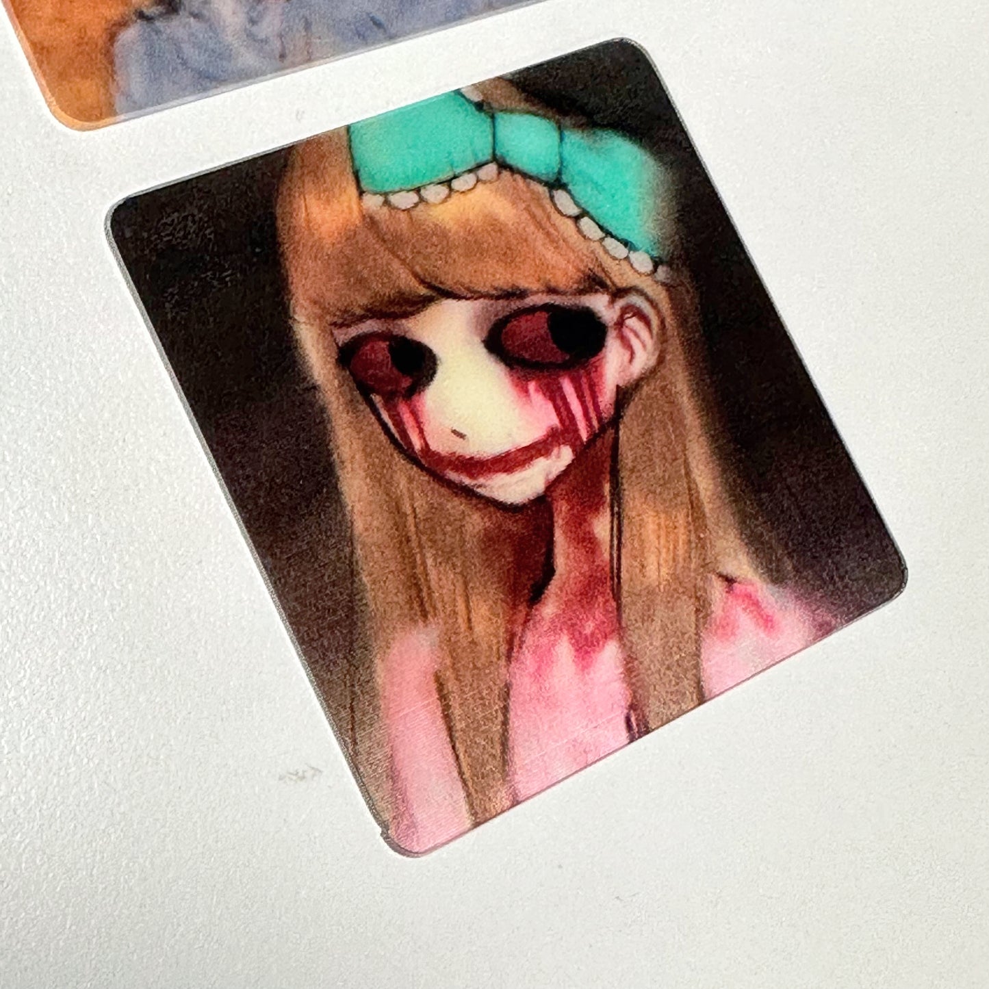 Mutation - Original Illustration OC of Alice in Deep Well, Anime Merchandise Creative Square Card, Variable Holographic Card