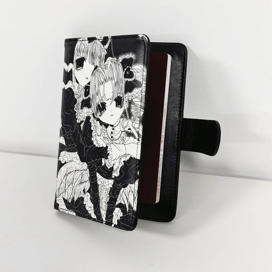 PiPOO × ISEYA - Japanese Illustrator Collaboration Lolita Gothic Angel Passport Holder, Card Wallet
