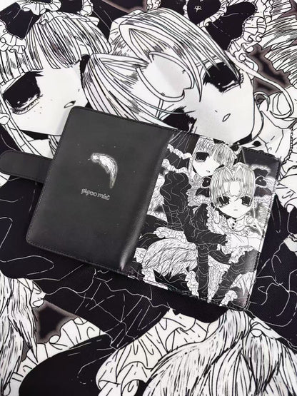 PiPOO × ISEYA - Japanese Illustrator Collaboration Lolita Gothic Angel Passport Holder, Card Wallet