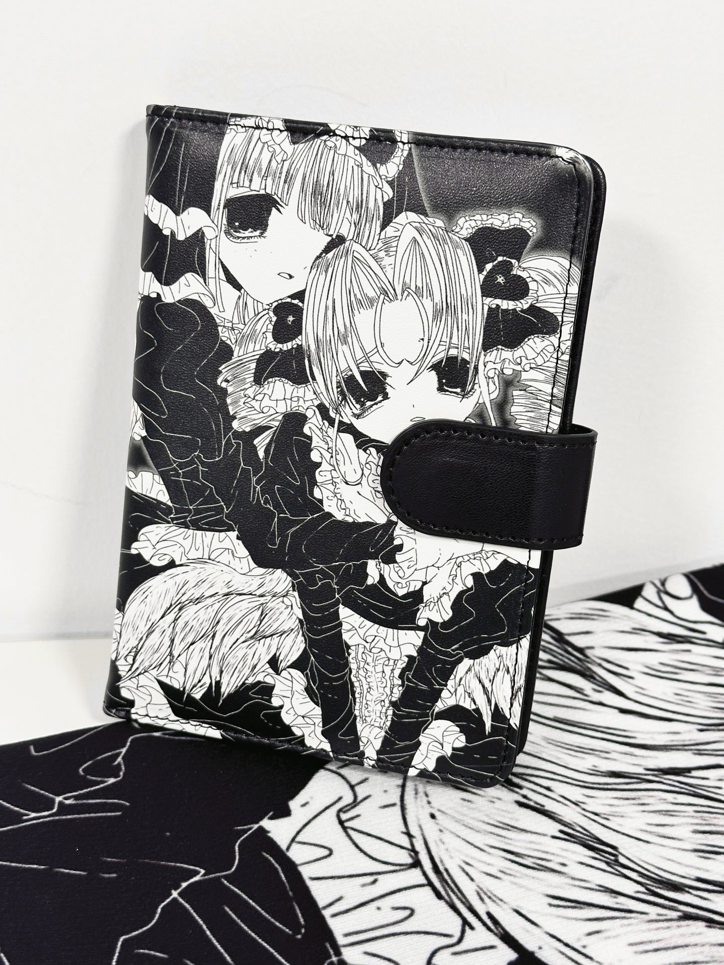 PiPOO × ISEYA - Japanese Illustrator Collaboration Lolita Gothic Angel Passport Holder, Card Wallet