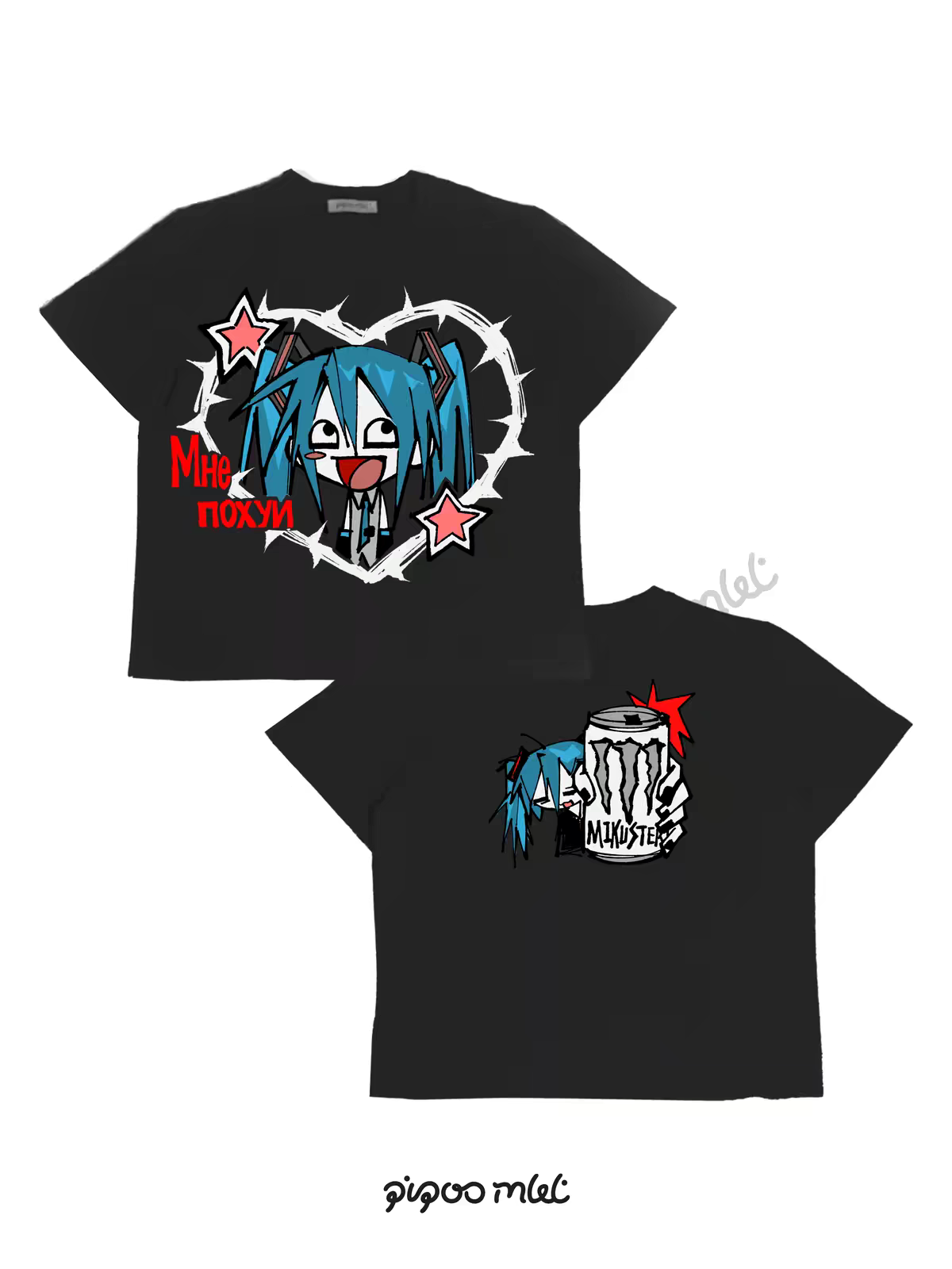 Jijibao 酒精与咖啡因短T 产品图3