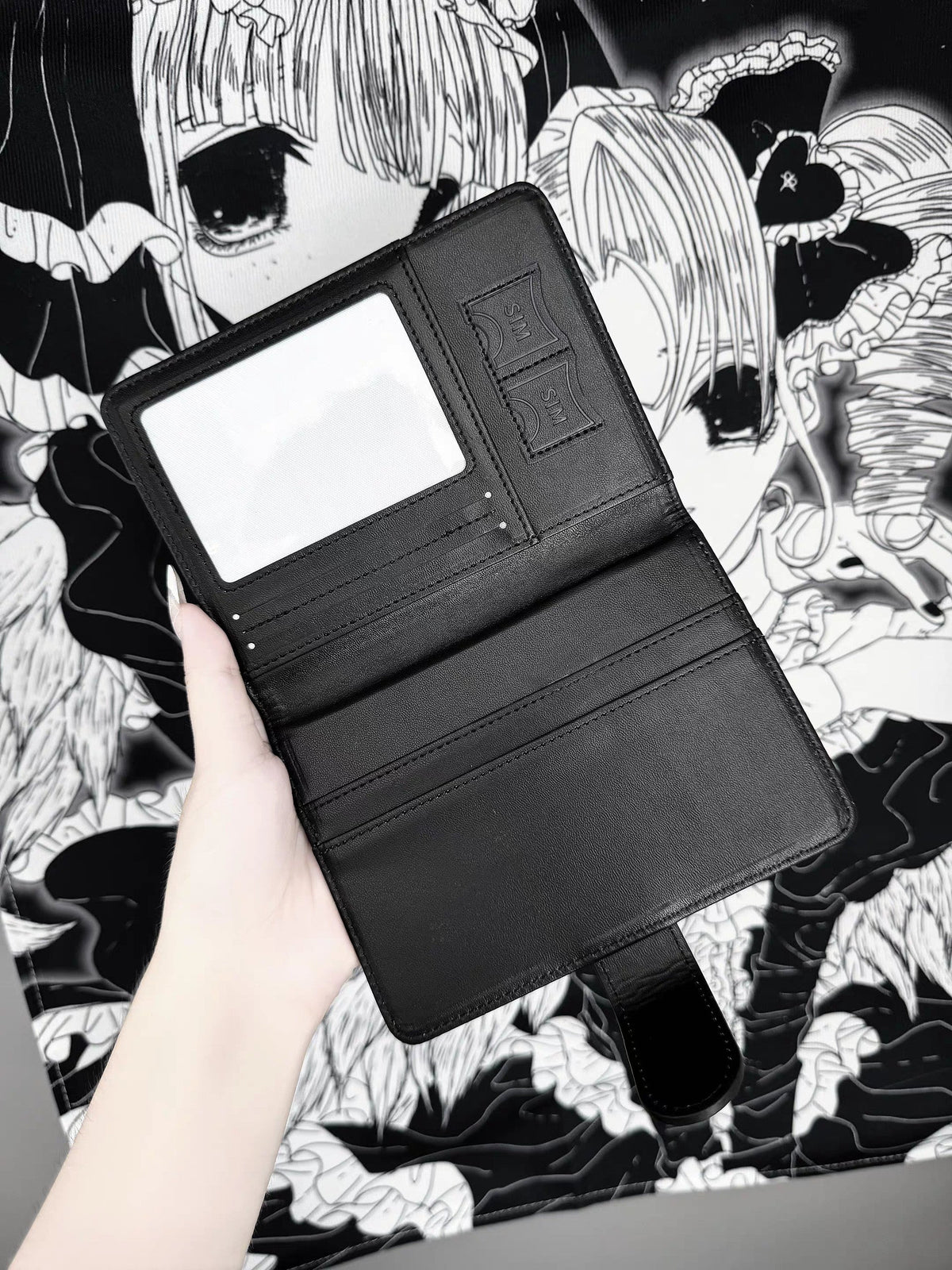 PiPOO x ISEYA gothic angel passport holder inside 06