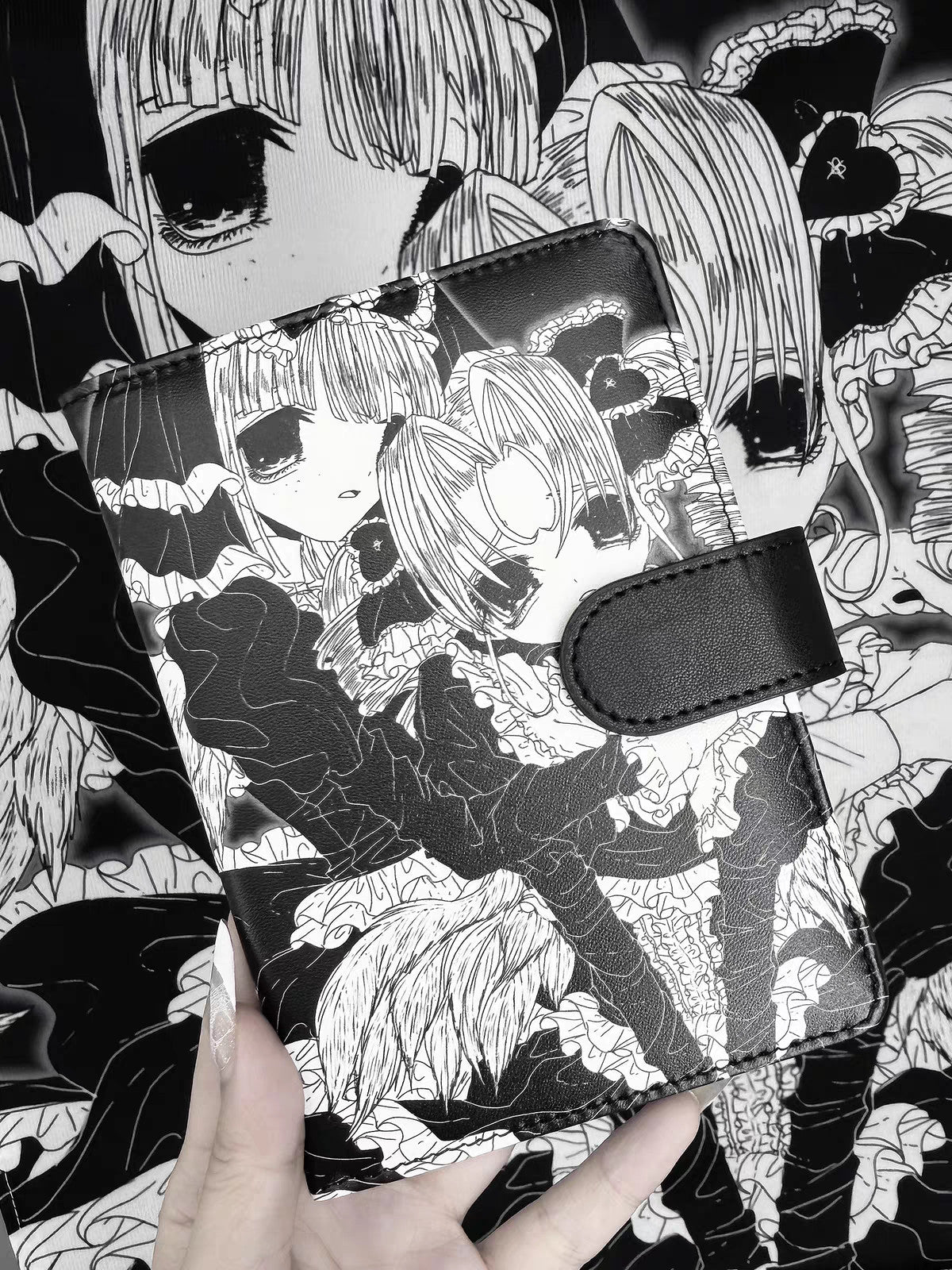 PiPOO x ISEYA gothic angel passport holder 07