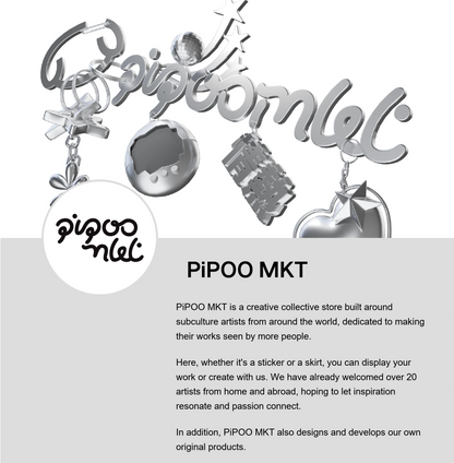 青色通讯-PiPOOx阿福学做饭联名原创插画数码印冰瓷棉T恤